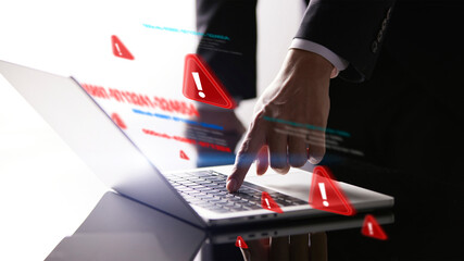 Cyber security and Data Protection Concept with User Authentication, Privacy, and Online Trust.