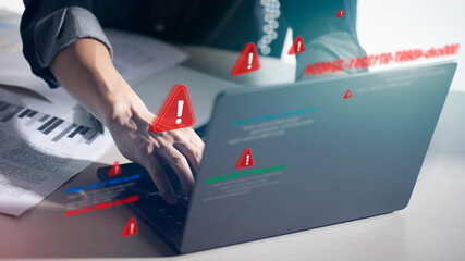 Cyber security and Data Protection Concept with User Authentication, Privacy, and Online Trust.