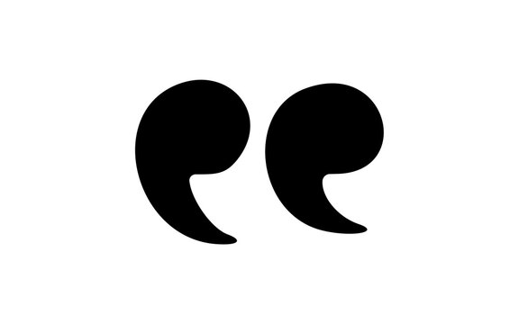 Hand Drawn Single Opening Quotation Mark