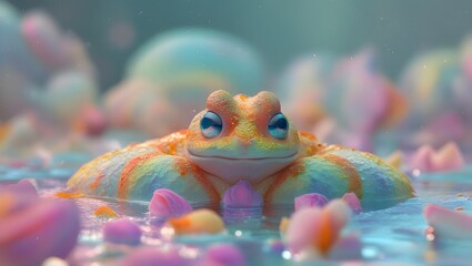 Fantasy frog wallpaper 