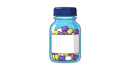A bottle of medicine