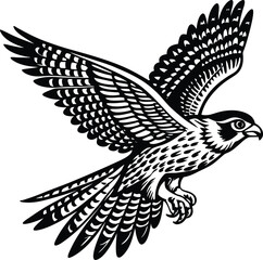 A black silhouette of a great blue heron perched on the beach in the wild