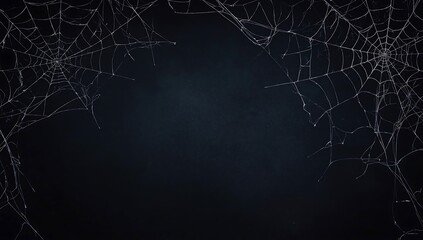 Halloween Spiderwebs Background Image