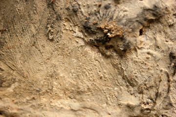 Frozen concrete that looks like rock.

