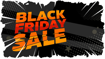 Black friday sale banner up to 50%