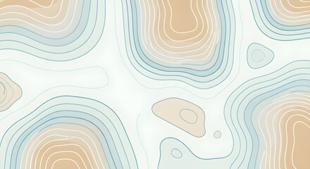 Abstract topographic lines