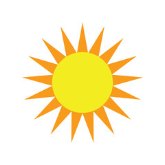sun icon. vector illustration