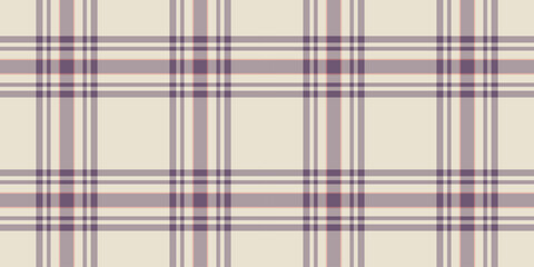 Room tartan background check, retail fabric texture vector. Dye seamless pattern plaid textile in pastel and light colors.