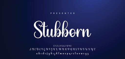 Hand drawn calligraphic vector font. Distress grunge texture. Modern script calligraphy type. ABC typography latin alphabet. © Mark