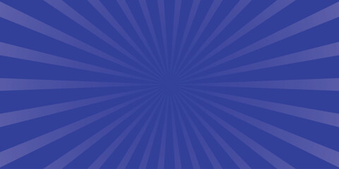 Deep Blue Sunburst Pattern Radial Rays Bursting Outward From Center Background Graphic Design vector