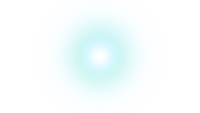 Glowing light effect against a black background shows a central soft white luminescence.