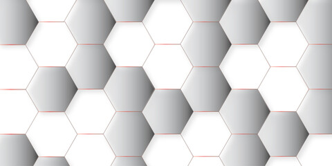 Seamless pattern with honeycomb hexagon geometric texture background. creative decorative element fabric. hexagon light creative digital concept vector surface grid .