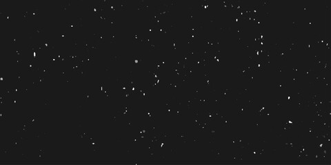 Space stars background. Universe starry pattern with glowing stars. Abstract black background with stars for your design. Vector starry night sky