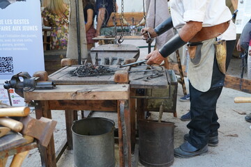 traditional blacksmith handcraft 