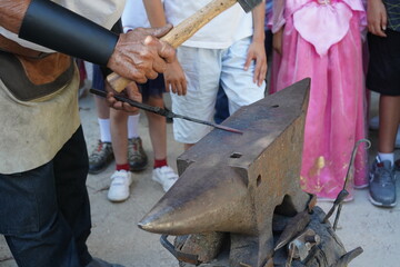 traditional blacksmith handcraft 