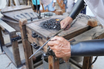 traditional blacksmith handcraft 