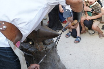 traditional blacksmith handcraft 