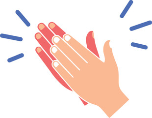 Obraz premium Hands clapping in appreciation, celebrating success and applause