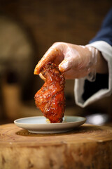 BBQ Rabbit with Sichuan Peppercorn and Chili (Mala Flavor),Spicy and Numbing Charcoal-Grilled Rabbit