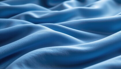 Obraz premium Luxurious Light Blue Silky Fabric
