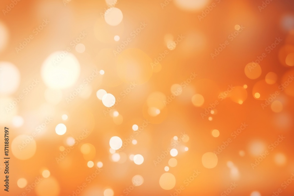 Wall mural orange shape pattern bokeh effect background backgrounds abstract light.