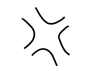 漫画用漫符（怒り）アイコン