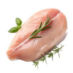 Raw chicken breast PNG cutout (transparent)