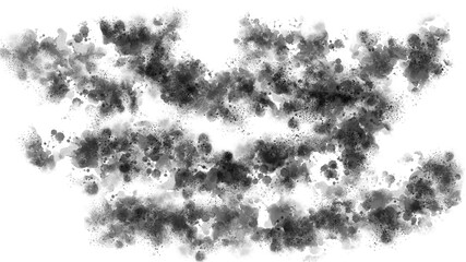 Abstract Black and Gray Ink Splatter Texture