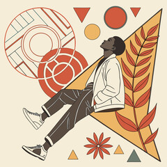 Mordean Abstract collage