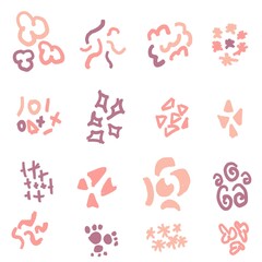 Abstract Shape Collection HandDrawn Doodles