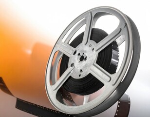 Close-up film reel