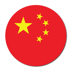 china flag button.china flag illustration 