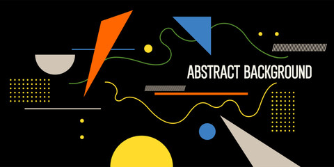 Abstract background for design. A template for advertising in a modern style. Stylish illustration for the poster. Trendy stylish graphics