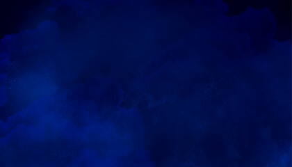 Deep Blue Abstract Smoke Cloud Texture Background