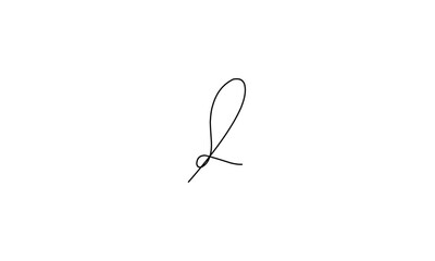 A simple, elegant handwritten cursive letter 'f' in black ink on a white background.