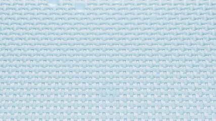 3D rendered wave cloth with microscopic detail, showing motion graphics animation of fabric fibers removing stains, dirt, and bacteria for a clean textile effect