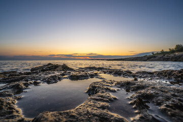 Photos of the sea taken in Puglia, Torre Castiglione. abstract photos of the sea