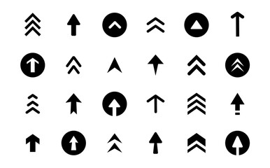 Swipe up arrow icon set. Swipe icon. Swiping, Scrolling, Dragging