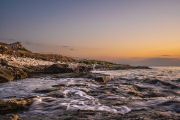 Photos of the sea taken in Puglia, Torre Castiglione. abstract photos of the sea