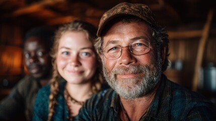 A cheerful group of friends enjoys a warm moment together in a cozy lodge, highlighting the importance of connection, friendship, and shared experiences in life.