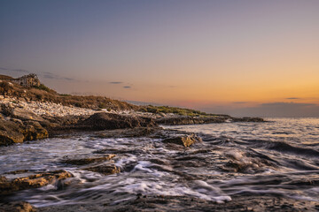 Photos of the sea taken in Puglia, Torre Castiglione. abstract photos of the sea