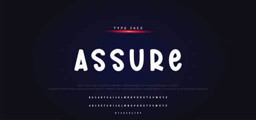 Fototapeta premium Vector of modern comical font and alphabet. Playful style font design, colorful childish alphabet, letters and numbers vector illustration