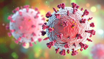 Adeno-associated virus (AAV), 3d illustration
