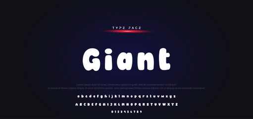 Vector of modern comical font and alphabet. Playful style font design, colorful childish alphabet, letters and numbers vector illustration
