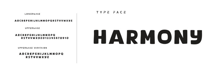 Kids style colorful font design, playful childish alphabet, letters and numbers vector illustration