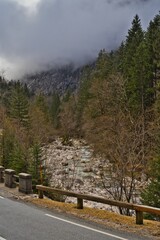 river in the mountains
