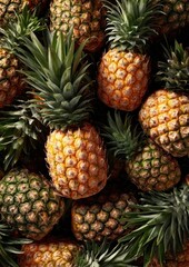 Obraz premium Pineapple pineapple fruit fresh.