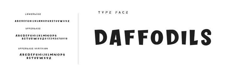 Cartoon audacious alphabet, playful uneven letters, bold geometric graffiti font for kid toy logo, youthful lettering, joyful headlines, and comic book typography. Vector typeset.