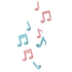 Musical_Notes_Playful_3D_Isolated