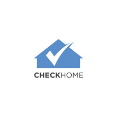 Check Home Logo Design Symbols